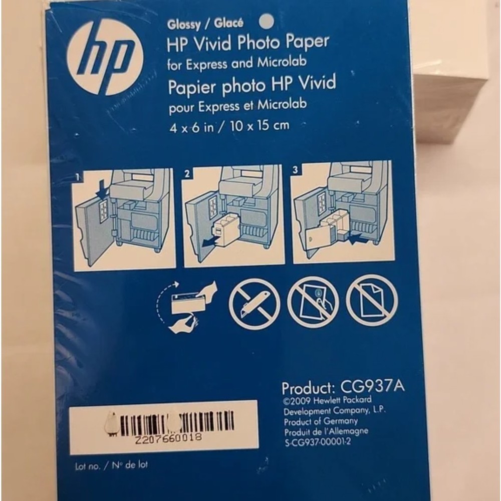 4x6 HP Vivid Photo Paper 180 Sheets Glossy - Picture 2 of 4